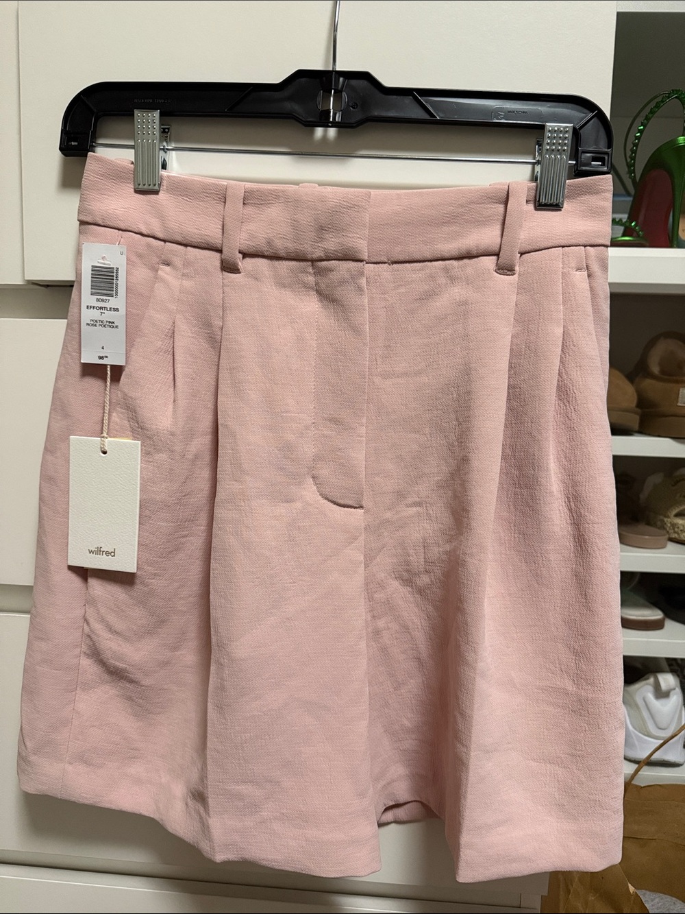 Wilfred Blush Pink A-Line Mini Skirt